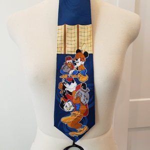 Mickey Unlimited Silk Sports Tie with Disney Trio
